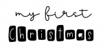 My first Christmas Bügelbild
